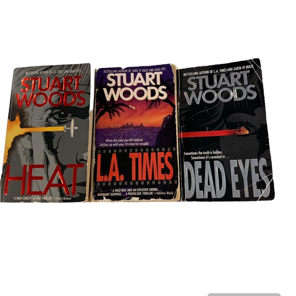 3 Stuart Woods Paperback Novels